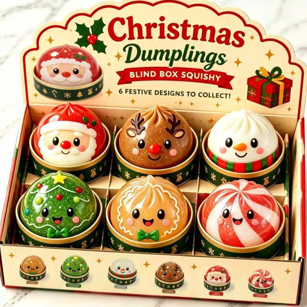 Cute Christmas Surprise Squishy